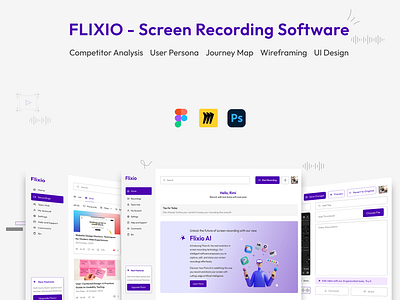 Screen Recording UI/UX Design branding recording screen recording team hub ui uiux ux video editing web ui website design