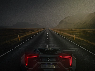 Lykan HyperSport Ad Photo-Manipulation Inspo #cars #lykan #jdm branding cars design inspo graphic design hypersport inspiration jdm logo lykan photo manipulation photoshop poster poster design ui