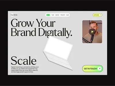 Digital Marketing Agency Website Design dailyui digital marketing digital marketing agency digital service website digital studio website landingpage marketing agency marketing studio modern design pixavail studio web design website websites