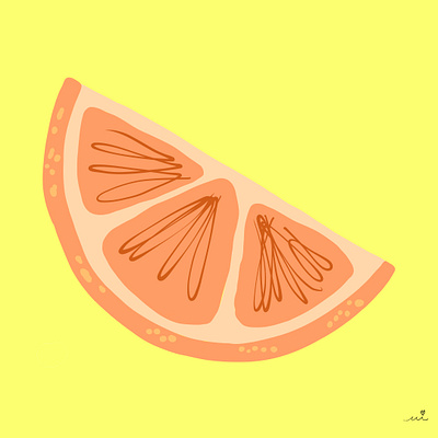 #orange adobefresco friday fruit illustration naranja orange