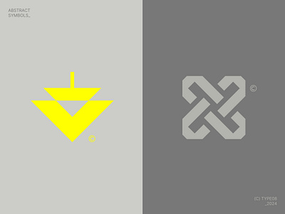 Abstro 3 abstract arrow brand branding geometry innovation lettermark line logo logomark shadow symbol triangle weave x