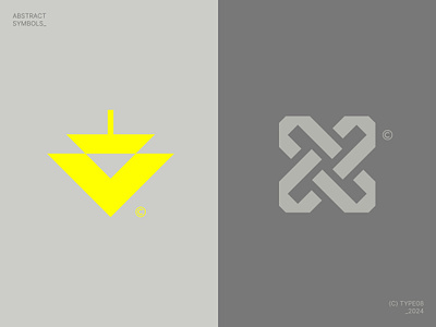 Abstro 3 abstract arrow brand branding geometry innovation lettermark line logo logomark shadow symbol triangle weave x