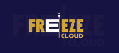 Freeze Cloud Logo graphic design logo