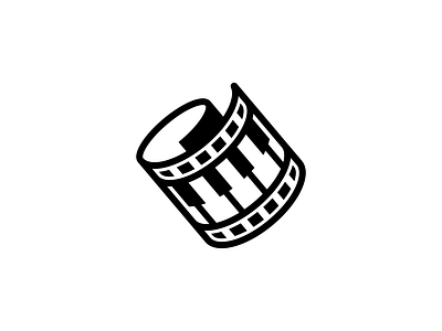Piano Films Logo brand branding filmlogo filmslogo logo logos pianologo