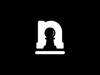 N Chess Logo brand branding chesslogo initialslogo logo logos n