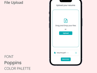 Day 31 of #50daysofdesign file mobile poppins ui upload