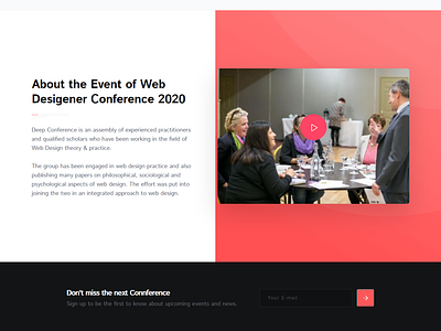 Deep Conference Service Website conference deep mondol proshanto web design website