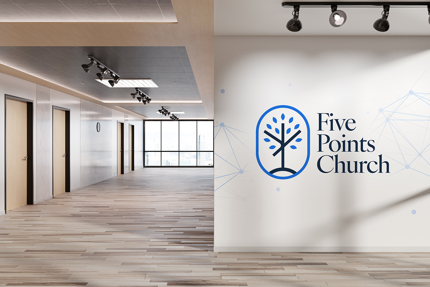 5 Points Church - Brand Design athens brand branding christian church design five georgia graphic design identity logo media points series