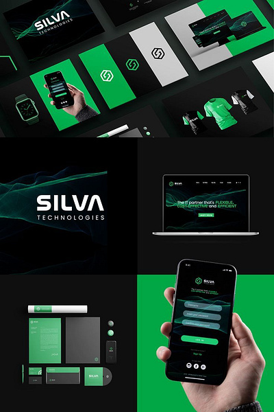 Tech Brand Guide and Logos branding design graphic design illustration