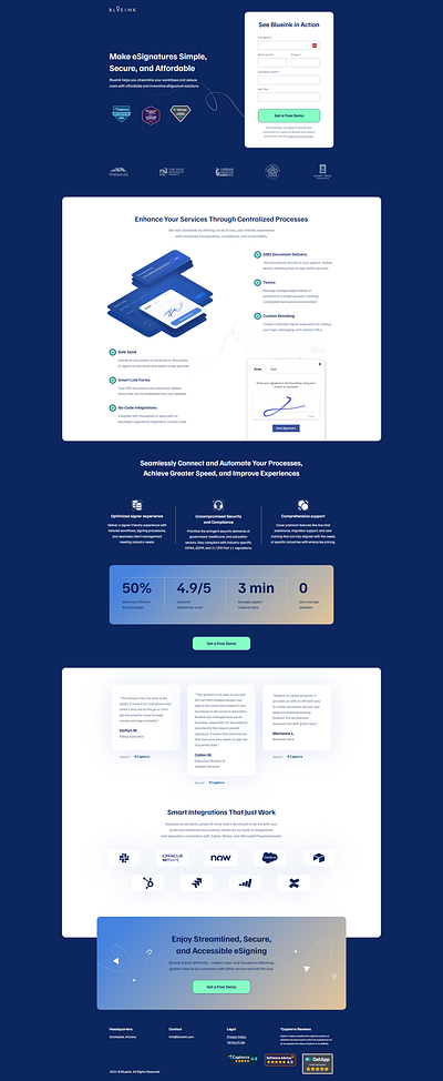 Landing Page Design design mar product page ui ux web