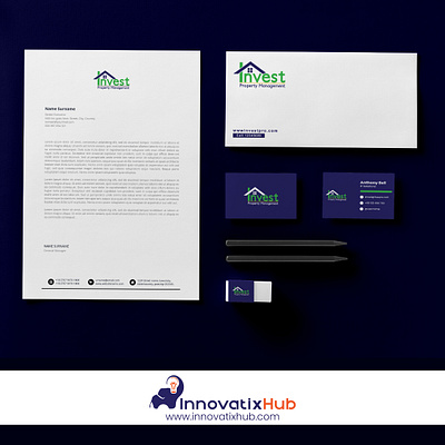 State Agency Brand Identity- Invest Property Management advertisingagency brandidentity branding business creativelogos design digitalagency freelancer innovatixhub investment logo logobrand logobranddesigner logodesigner logoshop newlogo professionallogo services stateagency stationary