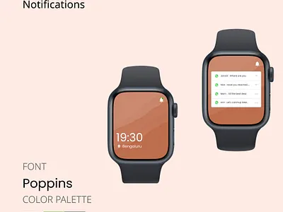 Day 49 of #50daysofdesign design notifications poppins ui watch