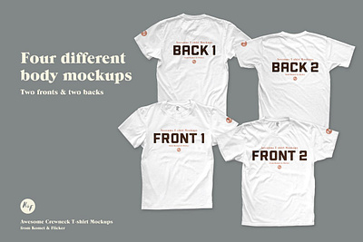 Crewneck T-Shirt Mockups About the Product mock up mockup realistic t shirt mockup tshirt