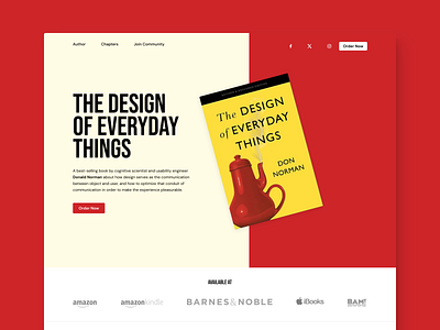 Book landing page book hero herosection landing page landingpage ui ux uxdesign web web design website