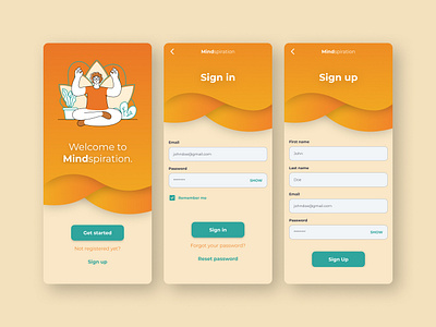 Daily UI #001 - Sign Up app dailyui design ui