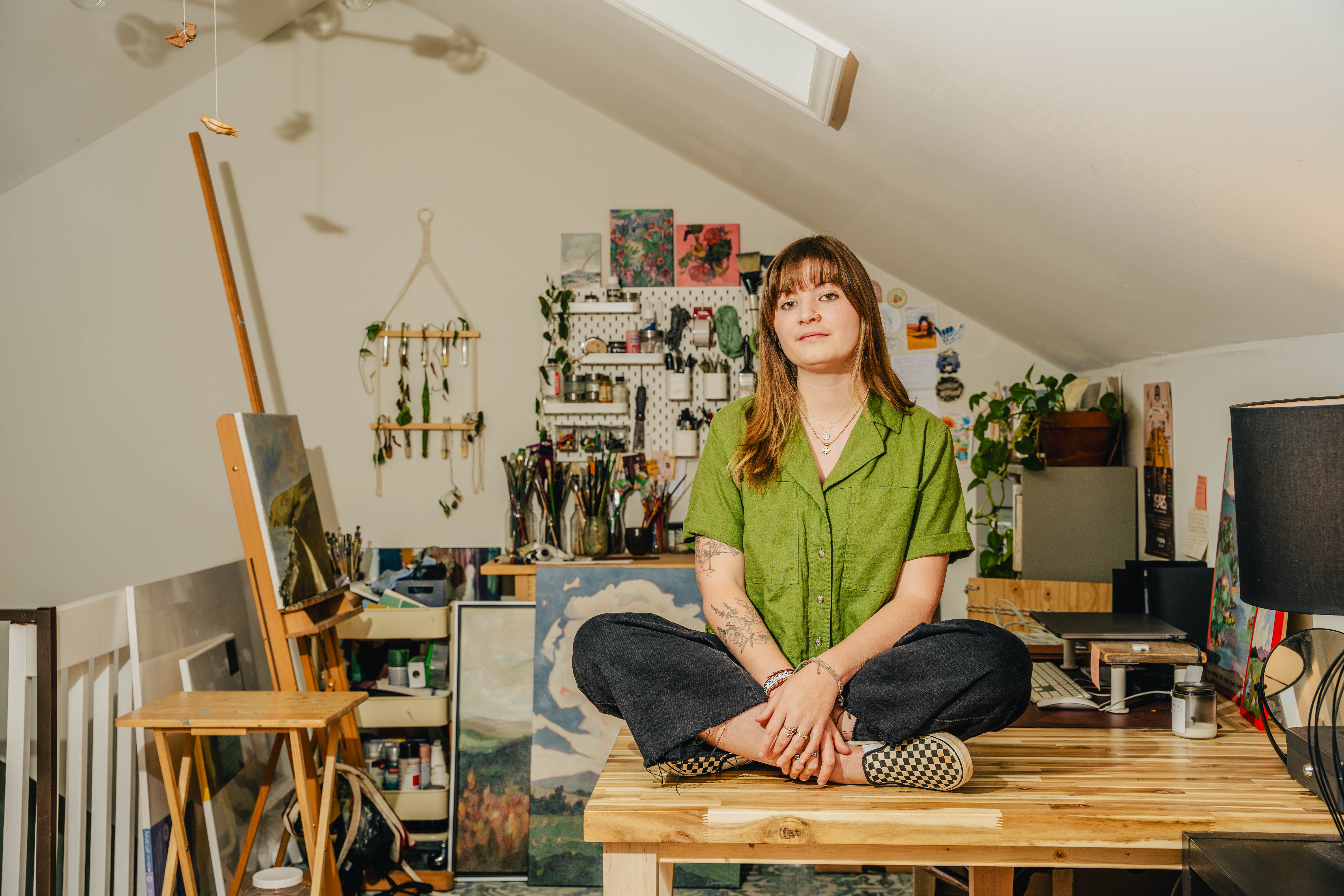 Editorial Portrait Photography, Carissa + Jesse art direction art director artist artist profile editorial editorial photographer graphic design magazine photo photography portrait photography professional photography publication design town magazine