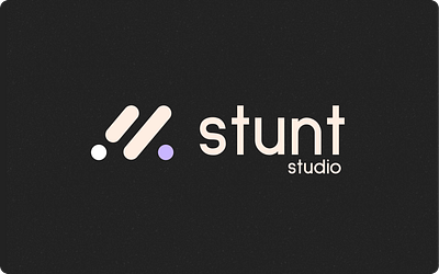 LOGO STUNT STUDIO branding design logo minimalist ui