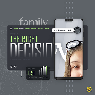 The right decision graphic design insta story instagram message mobile post ui ux web design