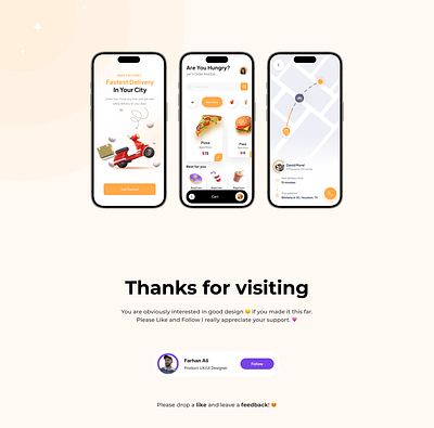 App Design for Fast Food delivery app design designer figma food app illustration mobile app design ui ux design
