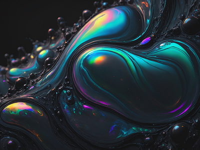 Fluid Opal abstraction graphic design texture