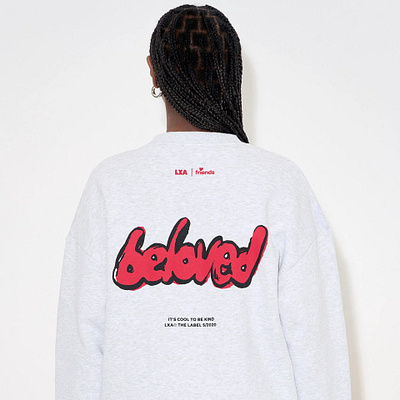 Beloved - LXA The Label design fashion graphic design illustration logo merch streetwear t shirt typography