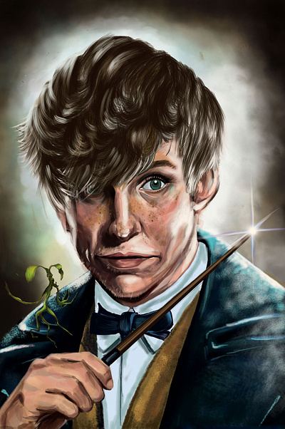 Fantastic Beasts Fan Art art branding charachterdesign colors design dribbble fanart graphic design illustration illustrator logo ui