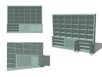 Bookshelf art asset bookshelf c4d cad creative design furniture graphic design illustration interior photoshop render sketch sketchup ui vector