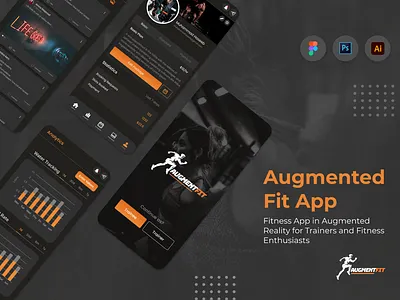 Augmented Fit App app app design app ui design graphic design ui ux
