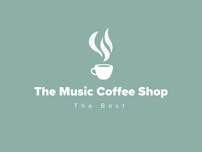 Coffee Shop Logo coffee coffee logo coffee lover coffeehouse logo designer music coffee shop