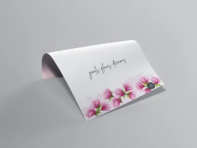 Diary page branding diary dreams graphic design identity illustration magnolias page vector