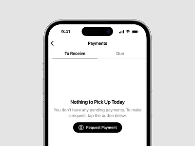 Payment Notifications - Empty State Exploration clean ui empty empty notification empty state finance fintech minimal minimal ui no notification no payments notification notifications payment payment notification payment request payments tabs