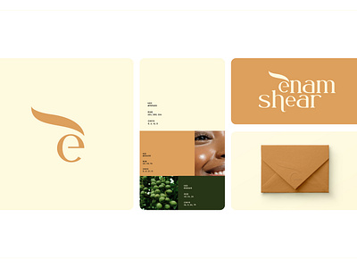 Enam Shear Brand Identity brand identity branding graphic design logo packaging design