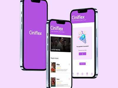 Ciniflex - UX case study app behance case case study ciniflex design dribble movie reservation ui user experience user research ux