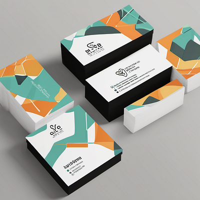 Business card design with Photoshop 3d animation branding graphic design logo motion graphics ui