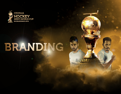 Sports Branding - Odisha Hockey Men's World Cup 2018 branding creative design event graphic india marketing odisha sports unrated