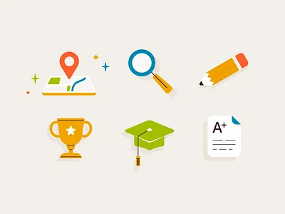Better School Choice Illustrations branding concept digital education elementary figma illustration