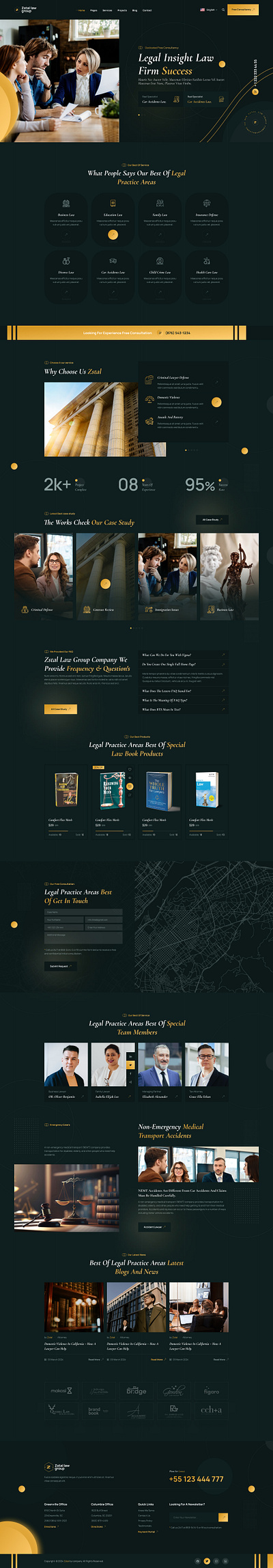 Law Group Home Page template