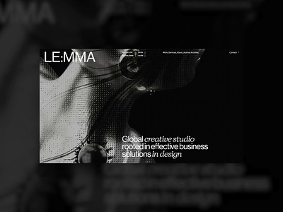 Lemma.Studio Website 2.0 [Interactions] 3d 3d animation 3d design 3d motion animation branding design figma interaction motion motion design motion graphics studio ui uidesign uiux webdesign webflow website website design
