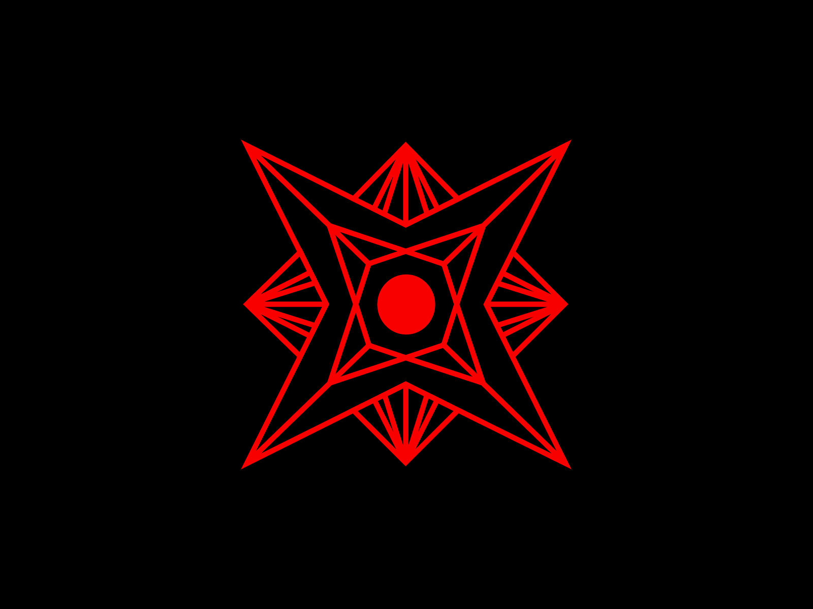 Symbol connection figure intersection lines minimal simple symbol