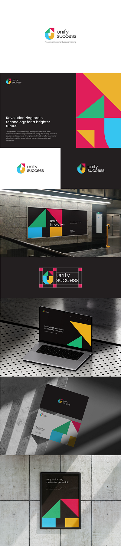 Unify Success brand identity brandguide branding graphics design logo design