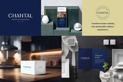 Chantal Rebrand - Identity Design brand identity brand messaging brand strategy branding consumer packaged goods cookware cpg food and beverage graphic design logo packaging design visual identity