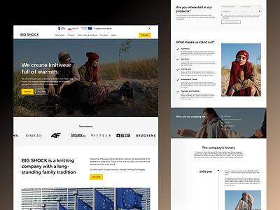 Fashion Website - Blend of tradition and craftsmanship craftmanship design fashion fashion website ux webdesign website