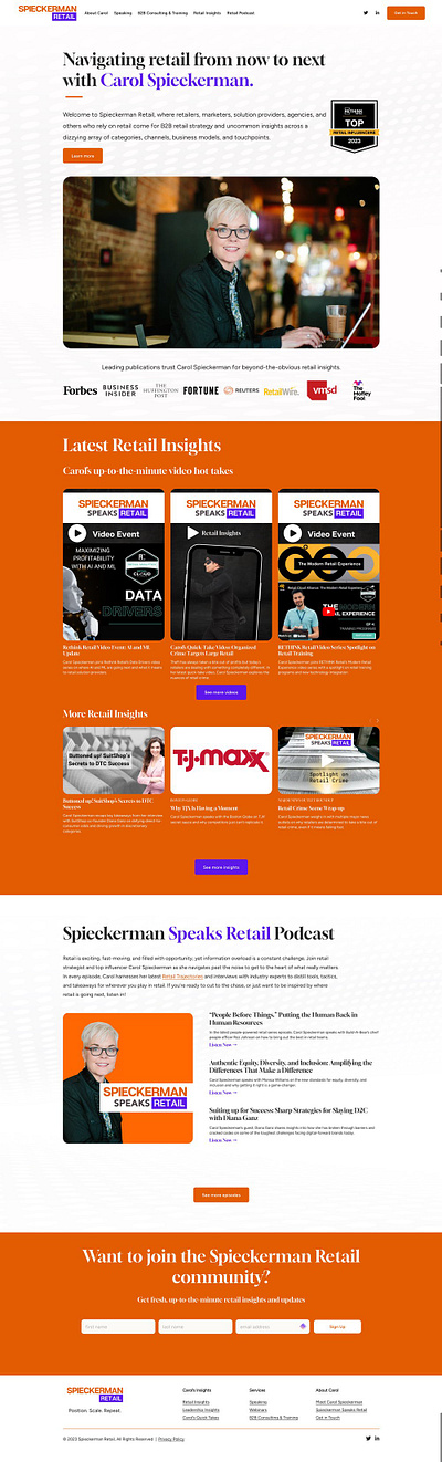 Spieckerman Retail website designer