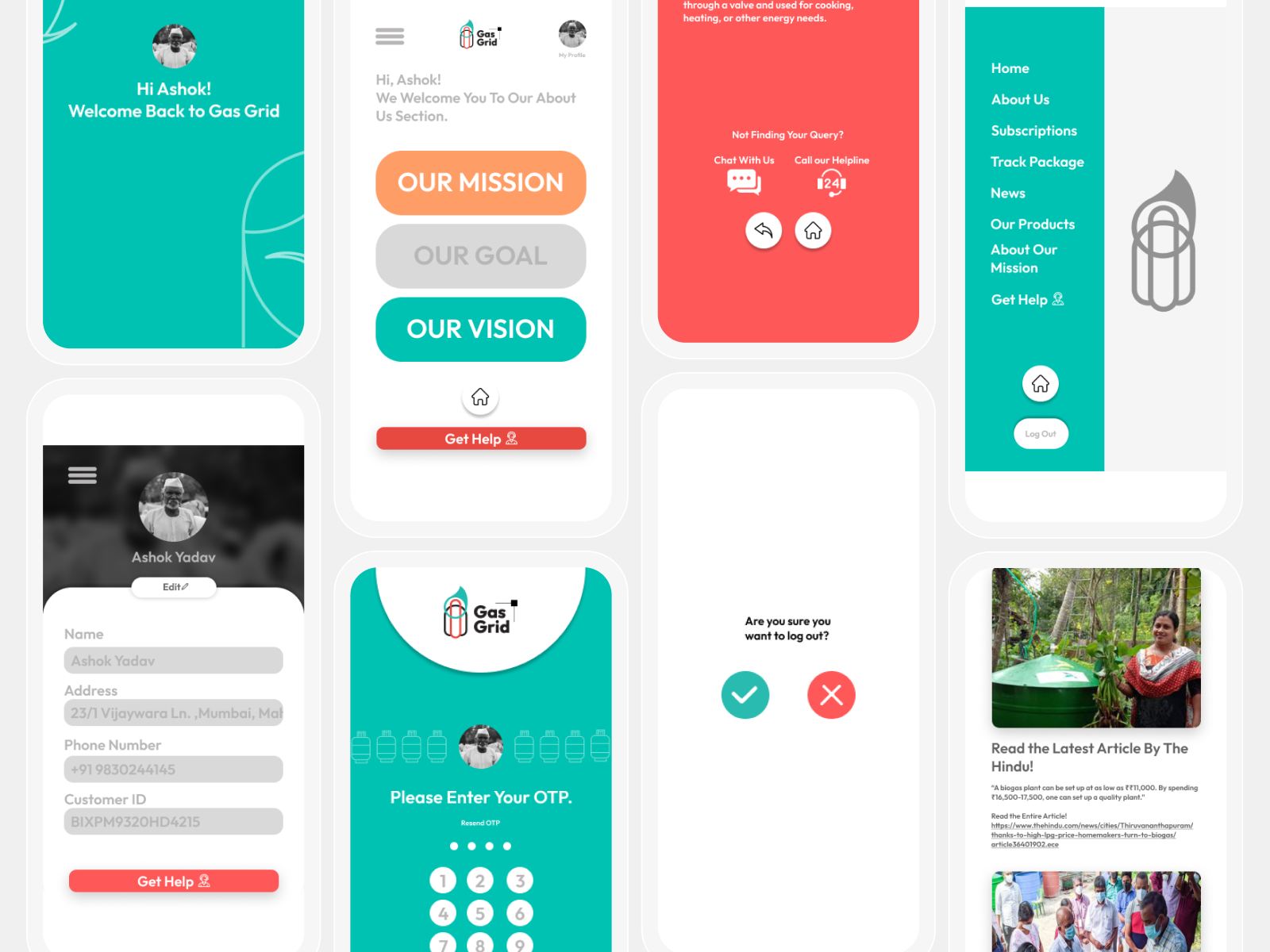 App UI/UX Inspiration (W prepared for NMCG Initiative) #figma by Deep ...