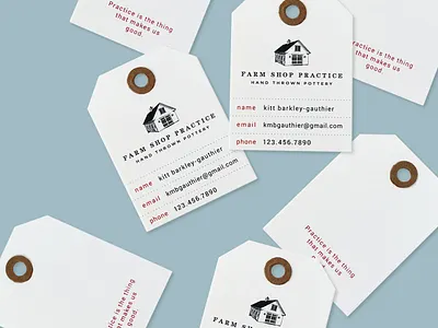 Farm Shop Practice Branding branding business card graphic design logo