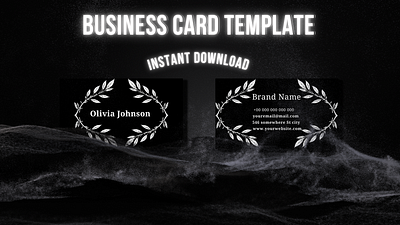 Premium Business Card Design template - Canva editable templates branding business card business card templates diy business designs design graphic design illustration logo templates ui