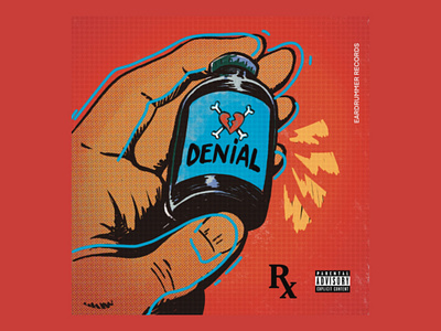 Denial Artwork creative direction design graphic design illustration music artwork