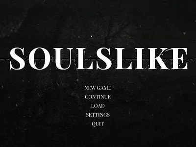 Unreal Engine - Main Menu 5 blueprints dark engine main main menu menu souls soulslike ue5 ui uiux unreal ux widgets