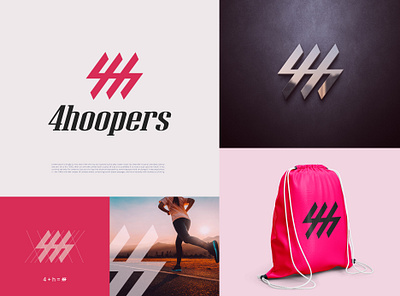 4hoopers 3d animation branding graphic design logo motion graphics ui