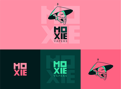 Moxie Vapers 3d animation beauty branding design graphic design illustration logo logo desing motion graphics ui ux vector